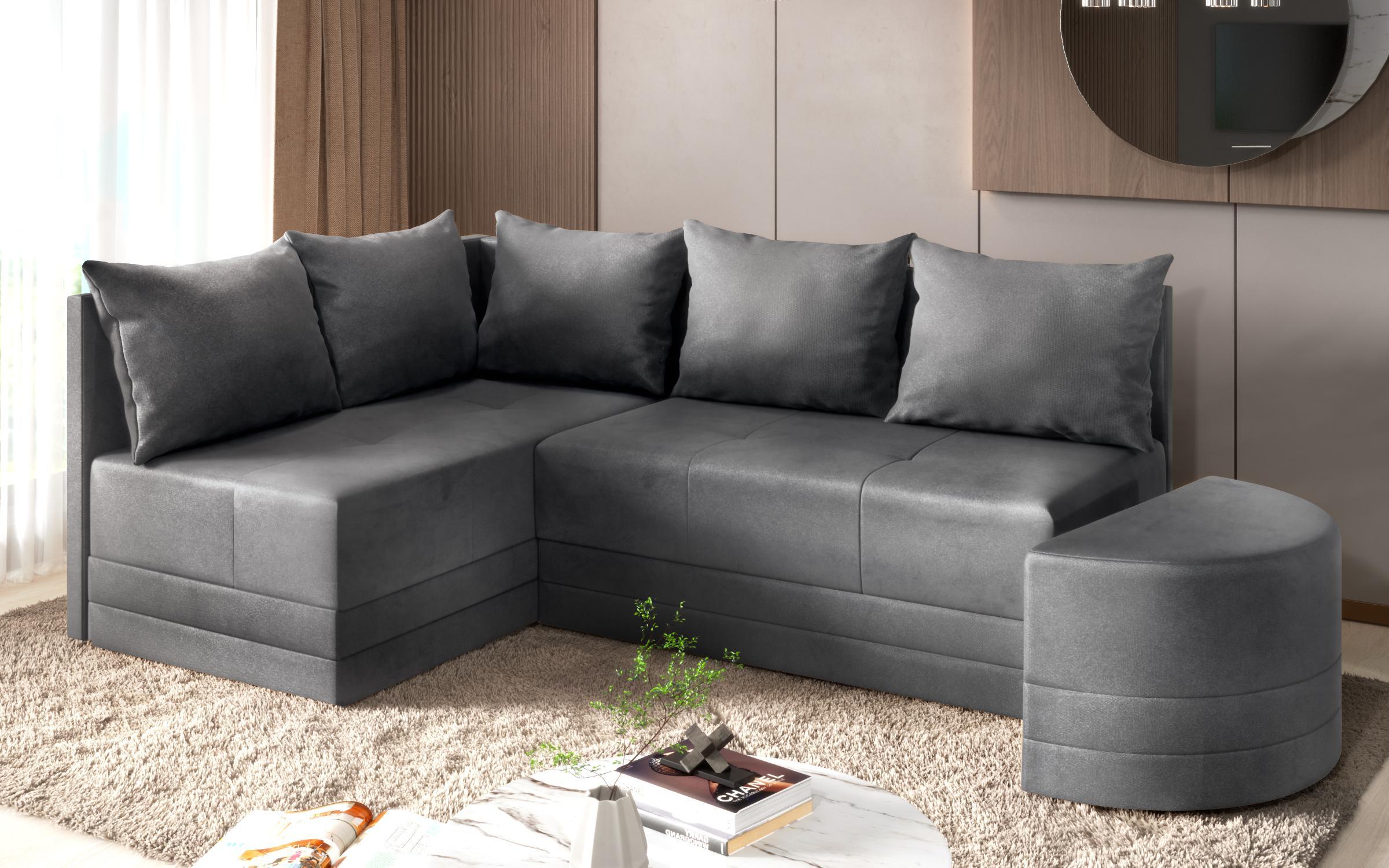 Extendable sofa Camelo, dark grey  7